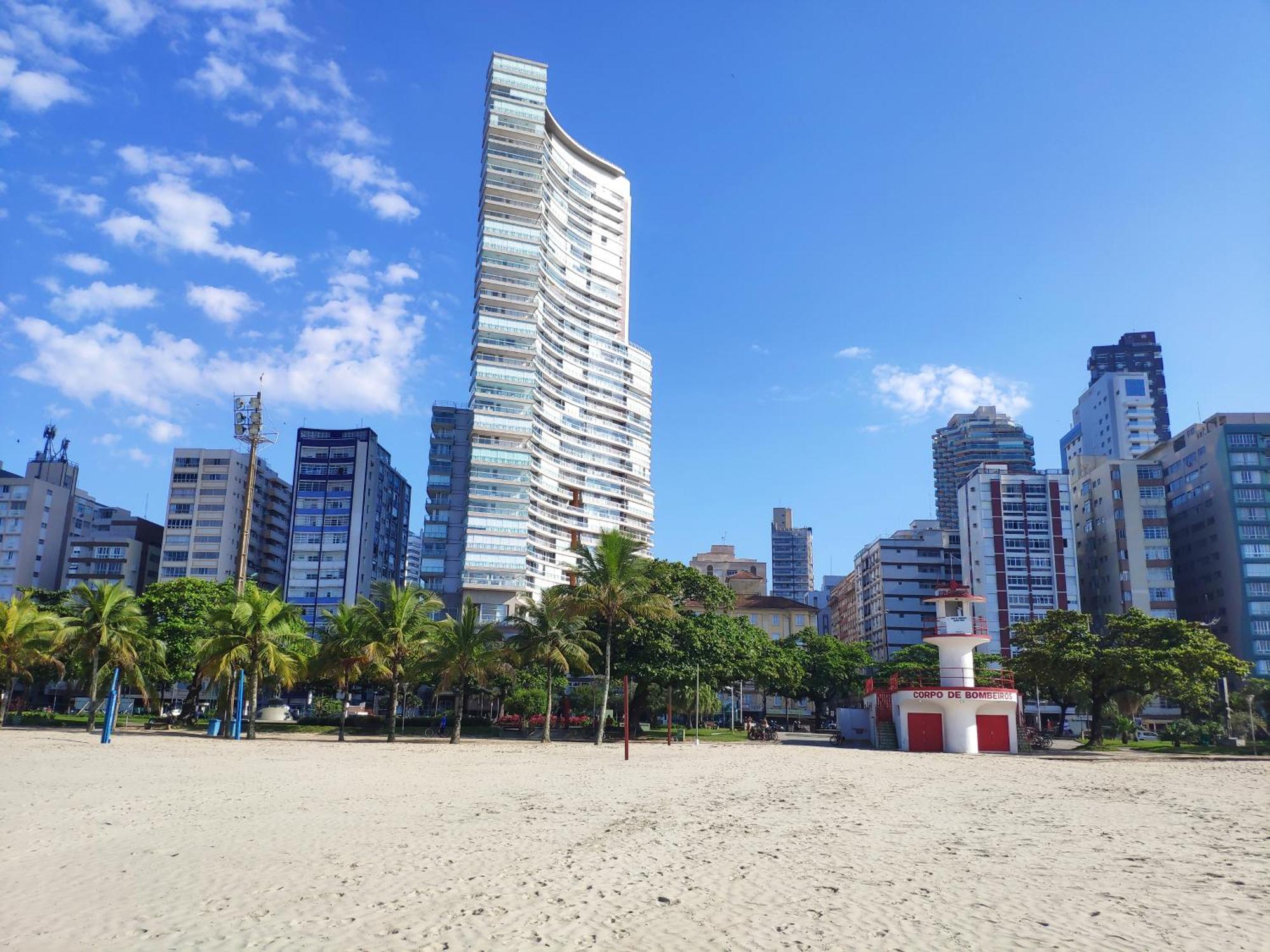 Book Santos - Unlimited 3202 - 2 Quartos Alto Padrao Vista Mar Buitenkant foto